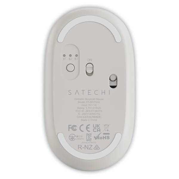 Satechi OntheGo hiiri Matkailu Molempikätinen Bluetooth 2400 DPI