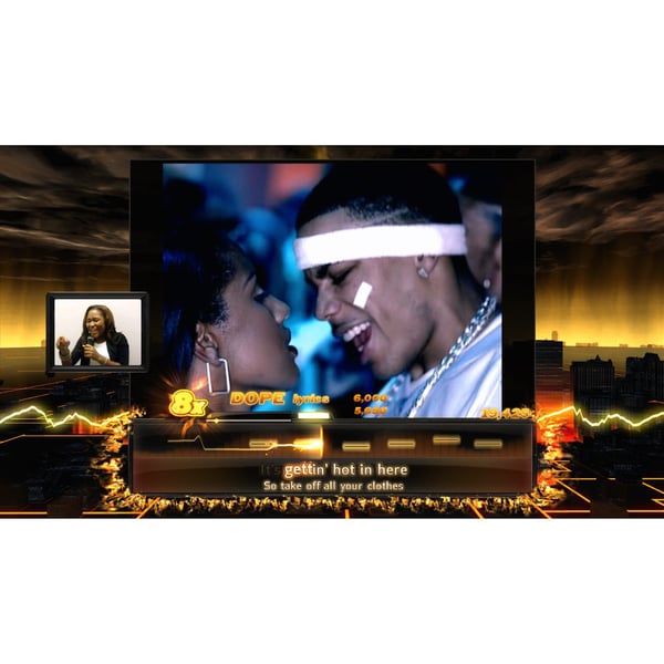 Miniatyrbild 10 av 12: Konami Def Jam Rapstar, Wii Engelska