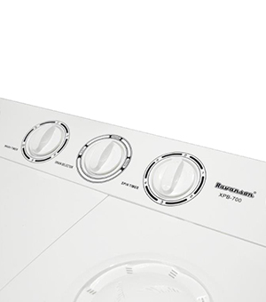 Miniatyrbillede 2 af 3: Ravanson XPB-700 vaskemaskine Top-indlæsning 4 kg 1400 rpm Hvid