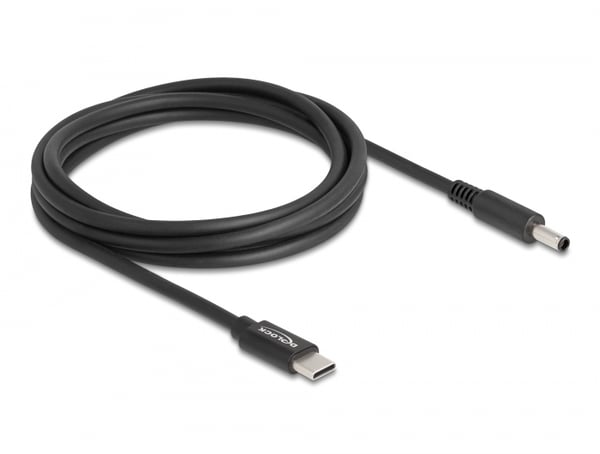 DeLOCK 87974 strömkablar Svart 1,5 m USB C 4.5 x 3.0 mm