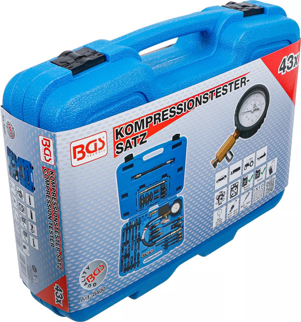 BGS technic Compression Tester for Petrol and Diesel engines