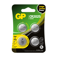 GP Batteries Lithium CR2025 Kertakäyttöinen akku Lithium-Manganese Dioxide (LiMnO2)