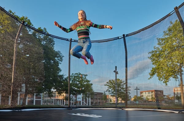 Salta Premium Black Edition Udendørs Rund Skruefjeder Trampolin