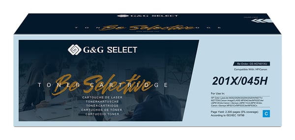 G&G GS-HCF401XU tonerpatron 1 stk Kompatibel Blå