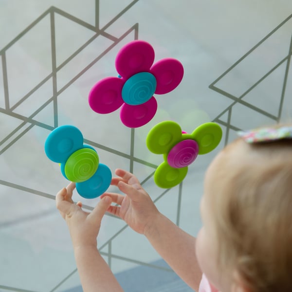 Fat Brain Toy Co. Whirly Squigz motorik legetøj