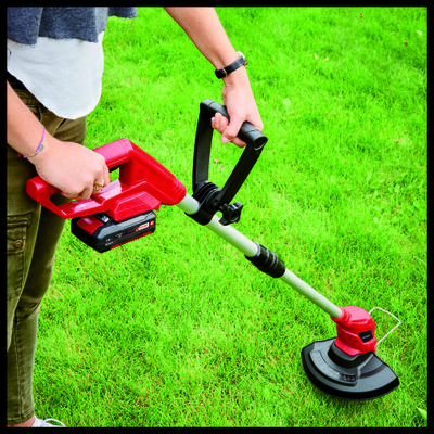 Miniatyrbild 2 av 4: Einhell GC-CT 18/24 Li-Solo Batteri Svart, Röd