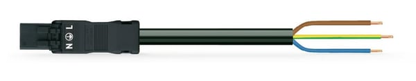 Wago 891-8993/205-101 el-ledning Sort 1 m
