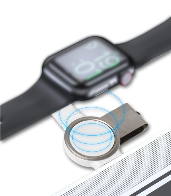 Miniatyrbild 1 av 5: Bigben Connected INDUCAPPLEWATCH3W mobilladdare Vit