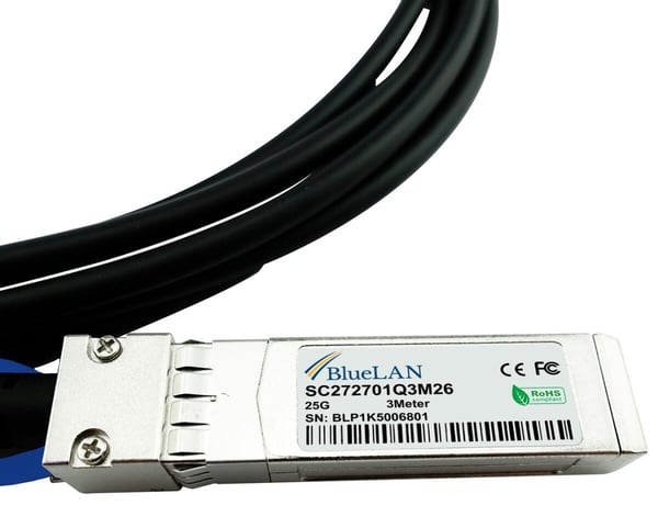 BlueOptics X66130-5-BL InfiniBand og fiberoptisk kabel 5 m SFP28 Sort