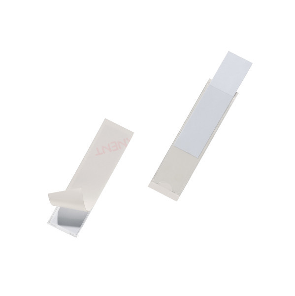 Miniatyrbild 1 av 2: Durable Pocketfix självhäftande etiketter Rektangel Transparent 10 styck