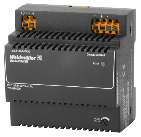 Weidmüller NETZGERÄT 24VDC 4A 96W 258026 / WEIDMÜ PRO INSTA 96W 24VDC 2580260000 Weidmüller NETZGERÄT 24VDC 4A 96W 258026 / WEIDMÜ PRO INSTA 96W 24VDC 2580260000