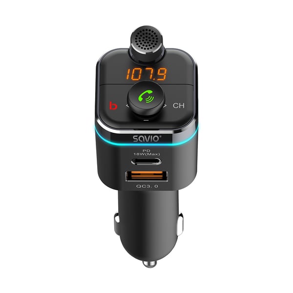Miniatyrbild 4 av 7: Savio TR-12 FM-radior 87,6 - 107,9 MHz Bluetooth Svart