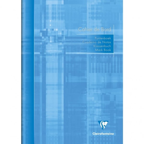 Clairefontaine 3139C blok og notesblok A4 36 ark Forskellige farver