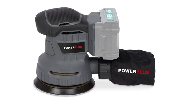 Powerplus POWEB4010 transportabel slibemaskine Rystepudser 10000 OPM Sort, Grå