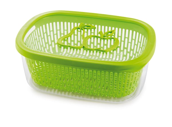 Snips Aroma Keeper – Fruit Oval Kasse 4 L Grøn, Transparent 1 stk