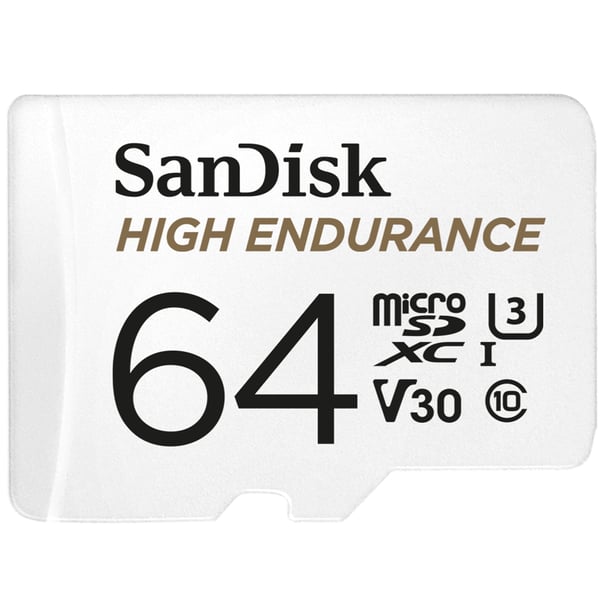 SanDisk High Endurance - Flash-hukommelseskort (microSDXC-til-SD-adapter inkluderet)