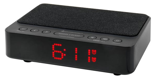 Soundmaster UR124SW vækkeur Digital alarmur Sort
