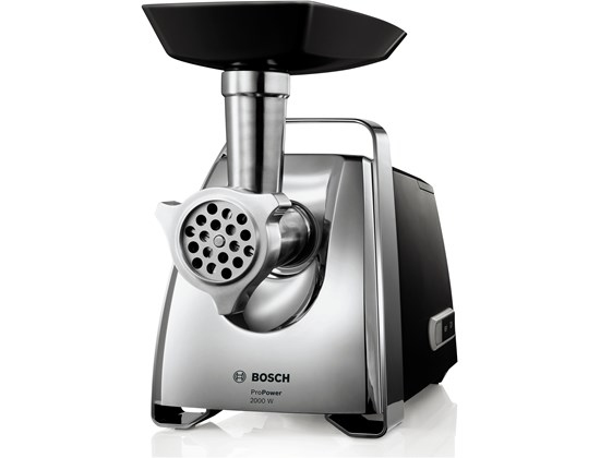 Bosch MFW67440 köttkvarn 2000 W Svart, Rostfritt stål