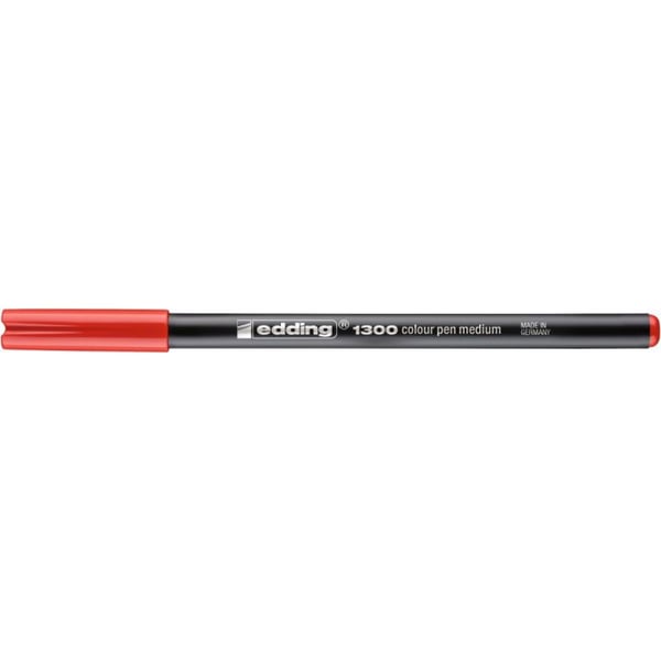 Edding 1300 stiftpennor Medium Röd 1 styck
