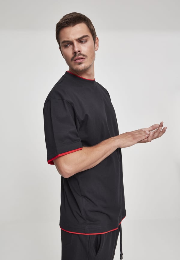 Urban Classics TB029A T-shirt Crew neck Kort ærme Bomuld