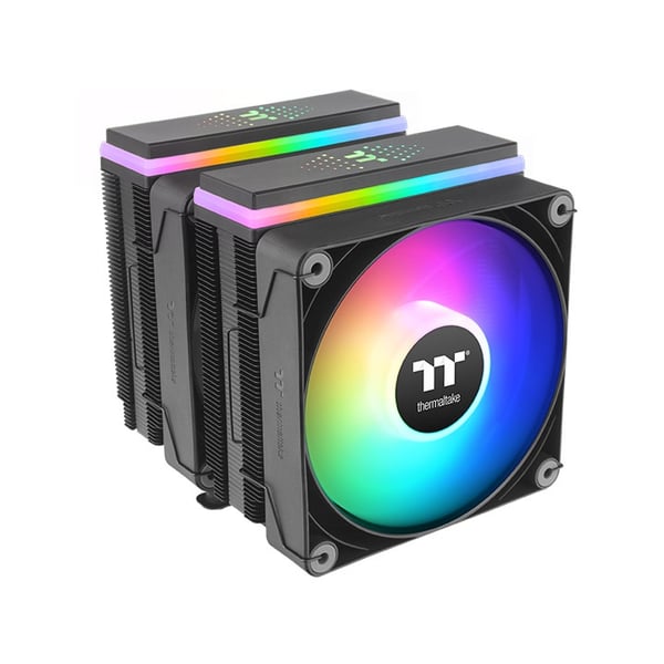 Pikkukuva 1 / 6: Thermaltake ASTRIA 600 Suoritin Ilmanjäähdytin 12 cm Musta 2 kpl