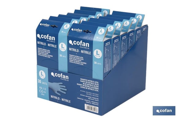 Cofan 11002014-L skyddshandske Engångshandskar