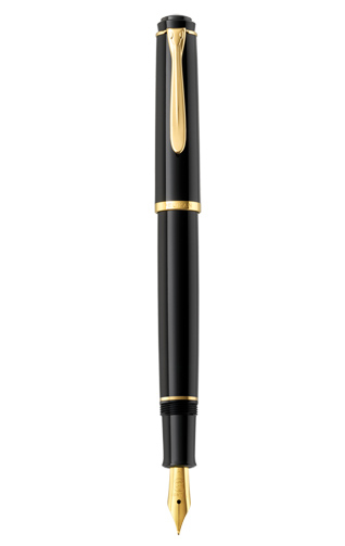 Miniatyrbild 3 av 4: Pelikan Classic 200 reservoarpennor Påfyllning med bläckpatronssystem Svart 1 styck