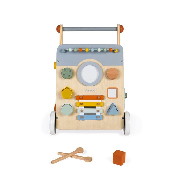 Pikkukuva 6 / 15: JANOD Sweet Cocoon Wooden Multi-Activity Trolley