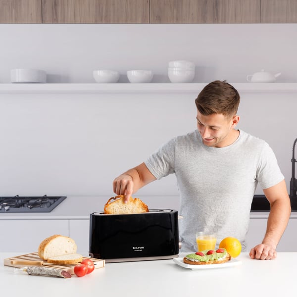 Miniatyrbillede 7 af 9: Taurus Mytoast Nero 7 1 skive(r) 1000 W Sort
