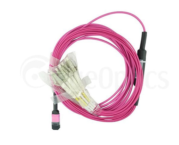 BlueOptics K2Q47A-BO InfiniBand og fiberoptisk kabel 15 m MPO 4x LC Violet