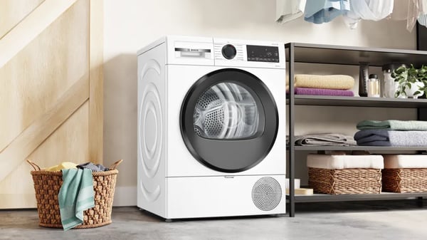 Miniatyrbild 3 av 11: Bosch Serie 6 WQG243D41 tumlare Fristående Frontmatad 9 kg Vit