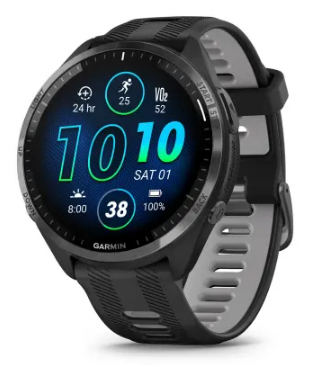 Garmin Forerunner 965 3,56 cm (1.4") AMOLED 47 mm Digital 454 x 454 pixlar Pekskärm Svart Wi-Fi GPS