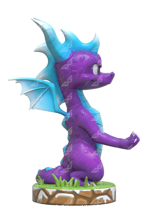 Pikkukuva 2 / 5: Exquisite Gaming Cable Guys Spyro Passiiviteline Peliohjain, Matkapuhelin/älypuhelin Sininen, Purppura