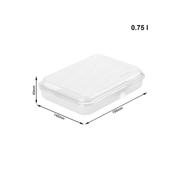Miniatyrbild 2 av 3: Rotho Funbox Lunchlåda 0,75 l Transparent 1 styck