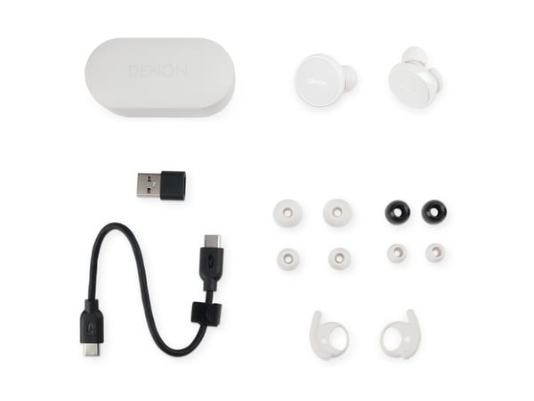 Denon PerL Pro Headset Trådlös I öra Samtal/musik Bluetooth Vit