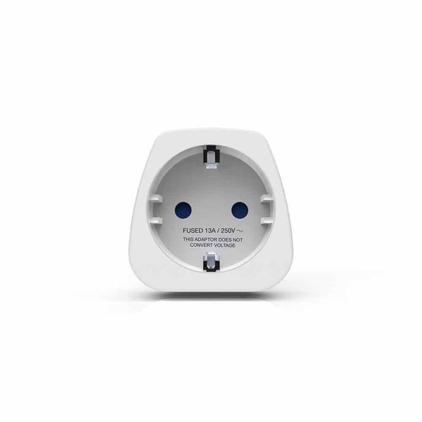 Miniatyrbillede 4 af 7: Travel Blue TB-893 strømstik adapter Type M Hvid