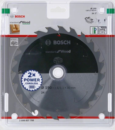 Bosch 2 608 837 708 pyörösahanterä 19 cm 1 kpl