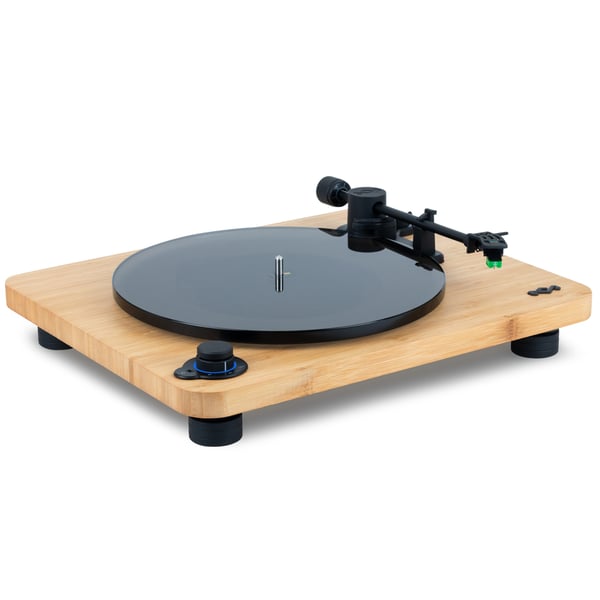 The House Of Marley EM-JT010-SB pladespiller Bæltedrevet pladespiller Sort, Træ