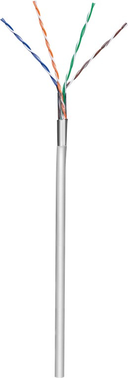 Miniatyrbillede 2 af 4: Goobay 95707 netværkskabel Grå 305 m Cat5e F/UTP (FTP) Rund