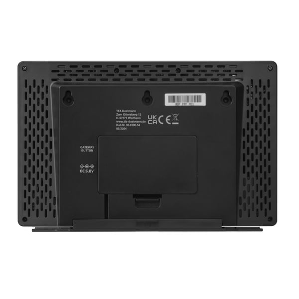 Miniatyrbillede 4 af 17: TFA-Dostmann TFA.me Sølv LCD Batteri Wi-Fi