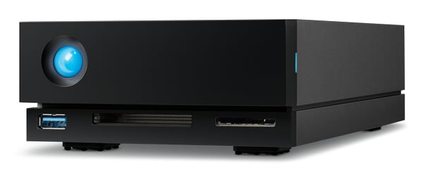 LaCie 1big Dock ulkoinen kovalevy 30 TB 7200 RPM USB Type-A / USB Type-C Musta