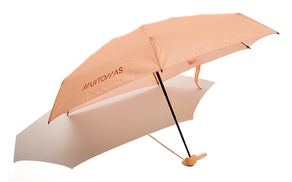 Pikkukuva 3 / 3: Muitomas UMBRELLAPF sateenvarjo Persikka Metalli Polyesteri Kompakti