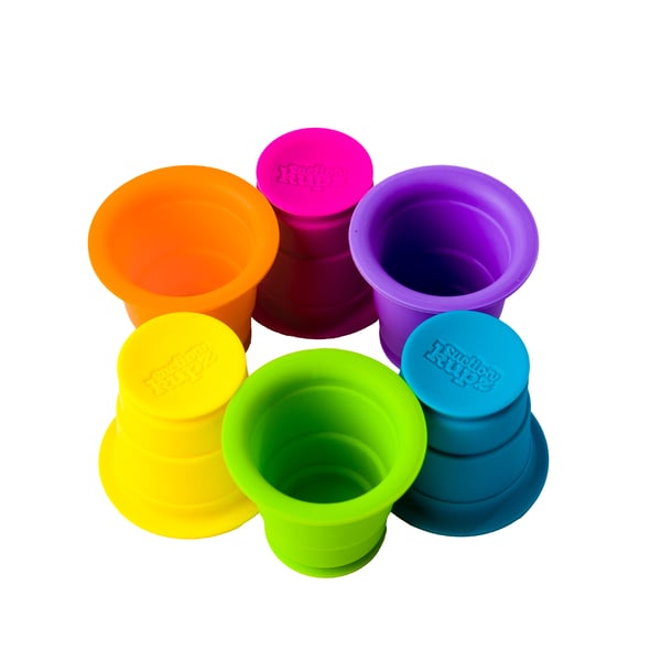 Fat Brain Toy Co. FA183-1 Kopp Blandade färger 6 styck