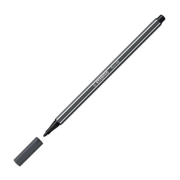STABILO Pen 68 filtpen Grå 1 stk