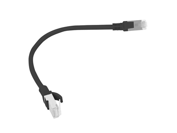 Pikkukuva 2 / 2: Lanberg PCU5-10CC-0025-BK verkkokaapeli Musta 0,25 m Cat5e U/UTP (UTP)