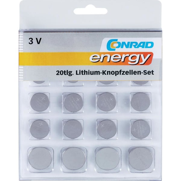 Conrad 650675 hushållsbatteri Engångsbatteri Litium