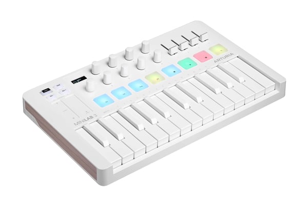 Arturia Minilab 3 MIDI-keyboard 25 taster USB Hvid