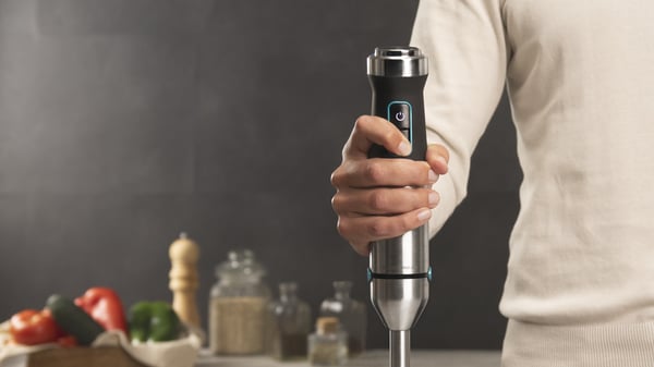 Miniatyrbillede 5 af 10: Cecotec Power TitanBlack 1500 XL TotalMix Nedsænkning blender 1500 W Sort, Grøn, Rustfrit stål