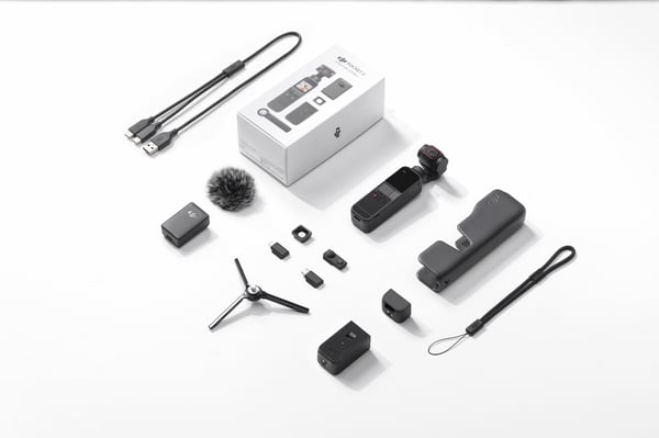 Miniatyrbillede 7 af 7: DJI Pocket 2 Creator Combo kardanled kamera 2K Ultra HD 64 MP Sort