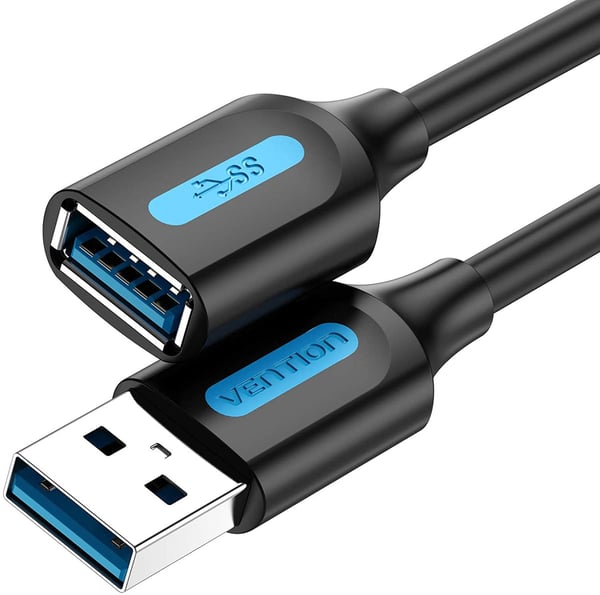 Vention CBIBD USB-kabel USB 2.0 0,5 m USB A 0,48 Gbit/sek. Sort